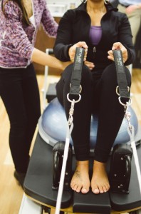 Rehabilitation pilates supervised by a physiotherapist
