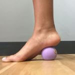 yoga tune up ball rolling - heel | Rebalance Sports Medicine yoga tune up ball rolling - heel