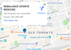 Rebalance Sports Medicine - 155 University Avenue Suite #303