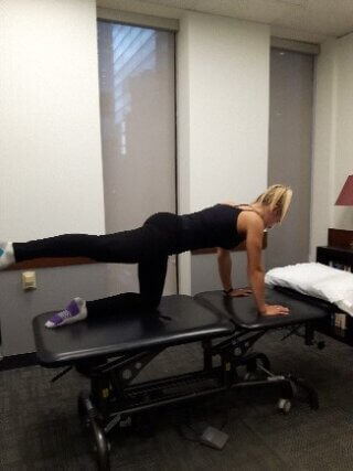 core strengthening - bird dog 2