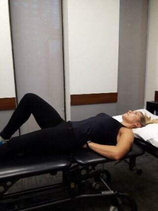 core strengthening - curl up 1