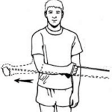 Resisted shoulder external rotation