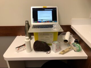 Ergonomic workstation setup